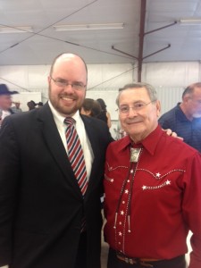 Justice Serna and me at the Catron County Fairgrounds in Reserve, New Mexico
